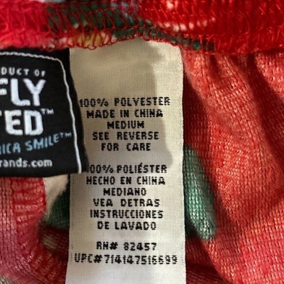 Christmas Fleece Pajama Pants Red Soft Moose Polar Bear Lounge Holiday Small - Picture 10 of 11